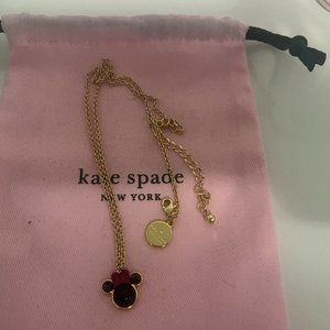Kate Spade x Minnie Mouse Mini Pendant Necklace